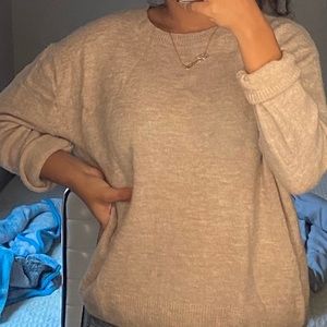 Cream sweater